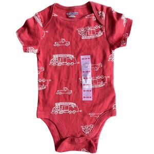 Toddler 18-24M Old Navy Red Firetruck Onesie